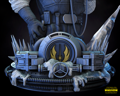 Luke Skywalker Snow (Hoth) BustStar Wars themed 3D Bust Sculpture by SW3D