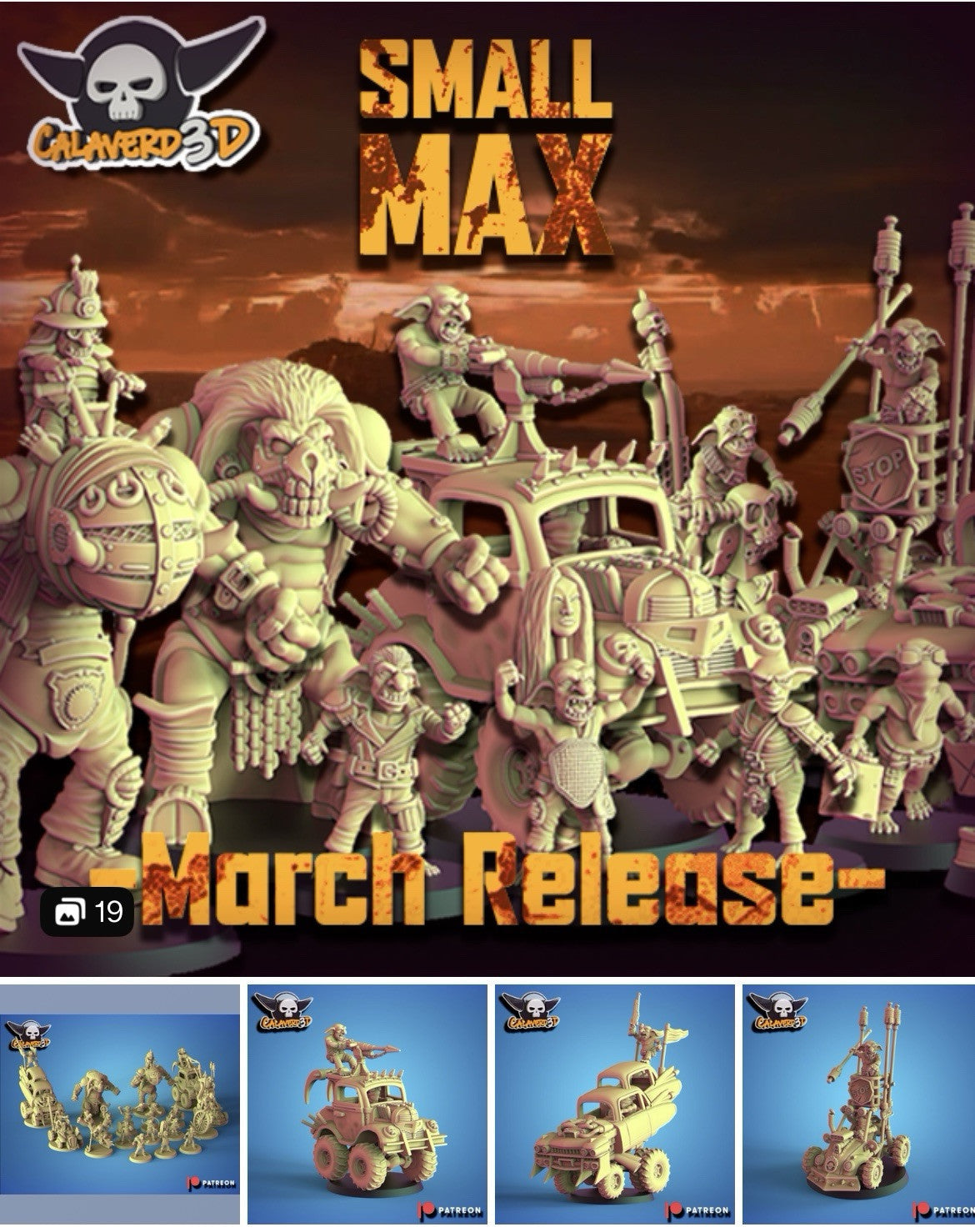 Goblin Small Max Fantasy Football proxy Team Calaverd