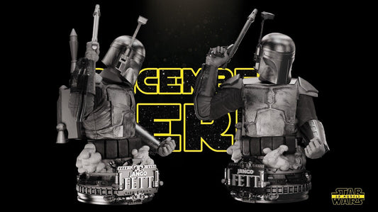 Jango Fett Star Wars themed 3D Bust Sculpture by SW3D