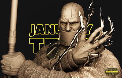 Darth Malak Star Wars themed 3D Bust Sculpture by SW3D