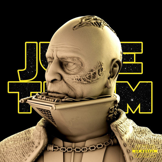 Darth Vader Star Wars themed 3D Bust Sculpture by SW3D