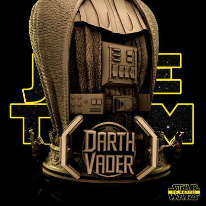 Darth Vader Star Wars themed 3D Bust Sculpture by SW3D