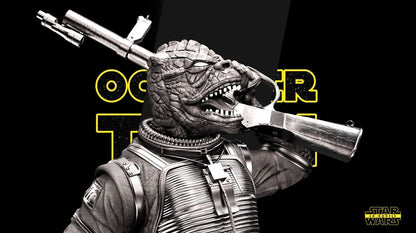 Bossk Star Wars themed 3D Bust Sculpture by SW3D