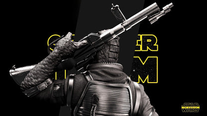 Bossk Star Wars themed 3D Bust Sculpture by SW3D