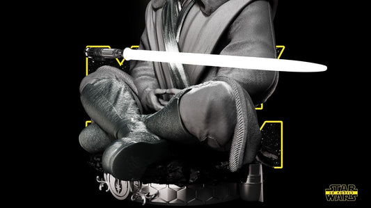 Jedi Obi Wan Kenobi Star Wars themed 3D Bust Sculpture by SW3D