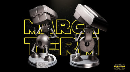 Todo 360 droid Star Wars themed 3D Bust Sculpture by SW3D