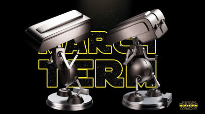Todo 360 droid Star Wars themed 3D Bust Sculpture by SW3D