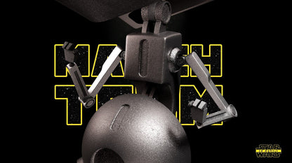 Todo 360 droid Star Wars themed 3D Bust Sculpture by SW3D