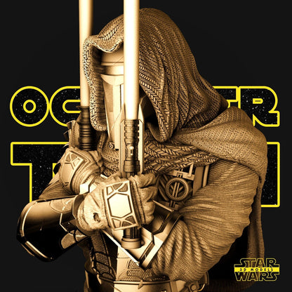 Darth Revan Star Wars themed 3D Bust Sculpture by SW3D