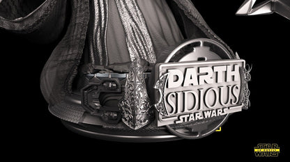 Darth Sidious (Palpatine) Star Wars themed 3D Bust Sculpture by SW3D