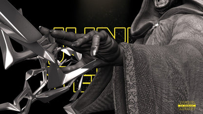 Darth Sidious (Palpatine) Star Wars themed 3D Bust Sculpture by SW3D