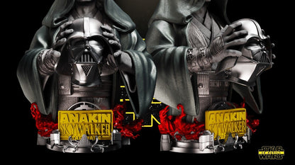 Anakin w/Vader Mask Star Wars themed 3D Bust Sculpture by SW3D