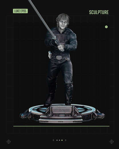 ROTJ Luke Skywalker Star Wars themed 3D Figure / Diorama / Sculpture by SW3D