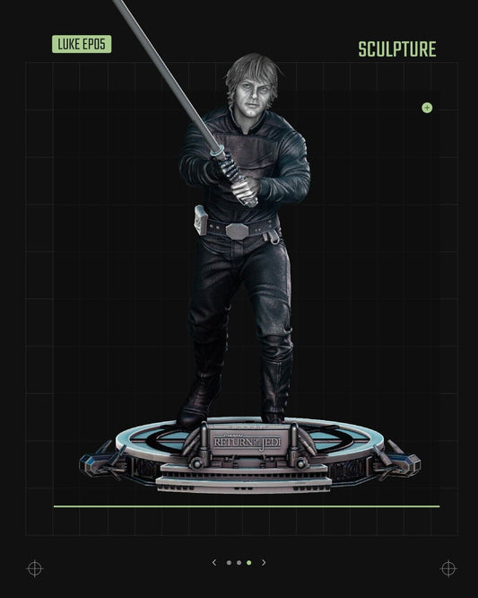 ROTJ Luke Skywalker Star Wars themed 3D Figure / Diorama / Sculpture by SW3D