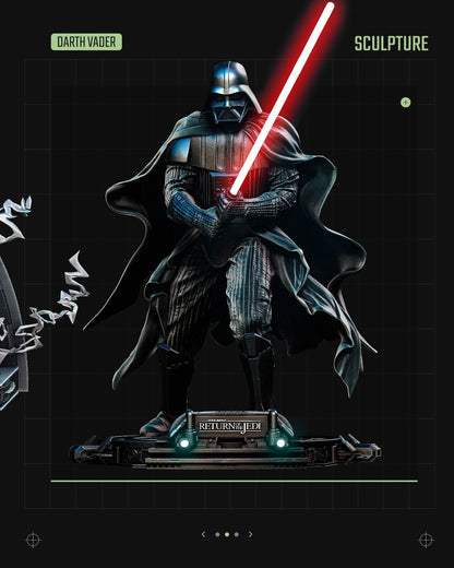 ROTJ Darth Vader Star Wars themed 3D Figure / Diorama / Sculpture by SW3D