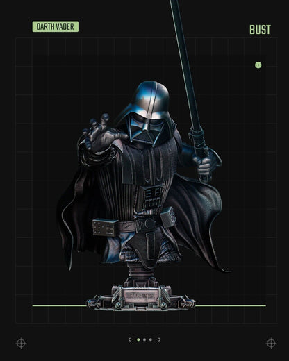 ROTJ Darth Vader Posed Star Wars themed 3D Bust Sculpture by SW3D