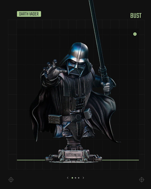 ROTJ Darth Vader Posed Star Wars themed 3D Bust Sculpture by SW3D