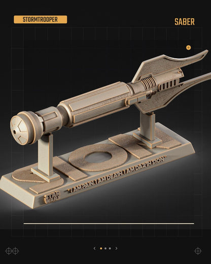 Darth Sion Lightsaber Star Wars themed 3D Sculpture by SW3D