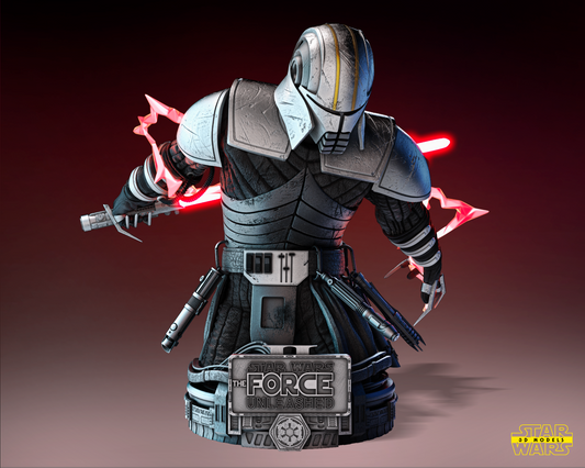 Star Killer portrait Star Wars themed 3D Bust / Sculpture by SW3D