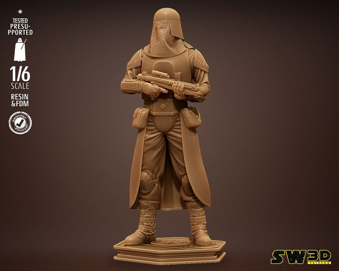 Imperial Snow Trooper Star Wars themed 3D Figure / Diorama / Sculpture by SW3D