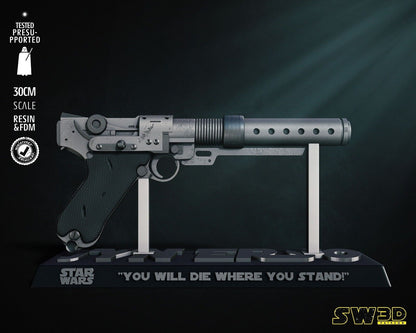 A-180 (Rogue One) Blaster Star Wars themed 3D Sculpture by SW3D