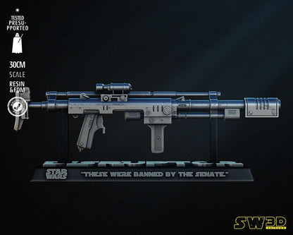 Disrupter Gun Blaster Star Wars themed 3D Sculpture by SW3D
