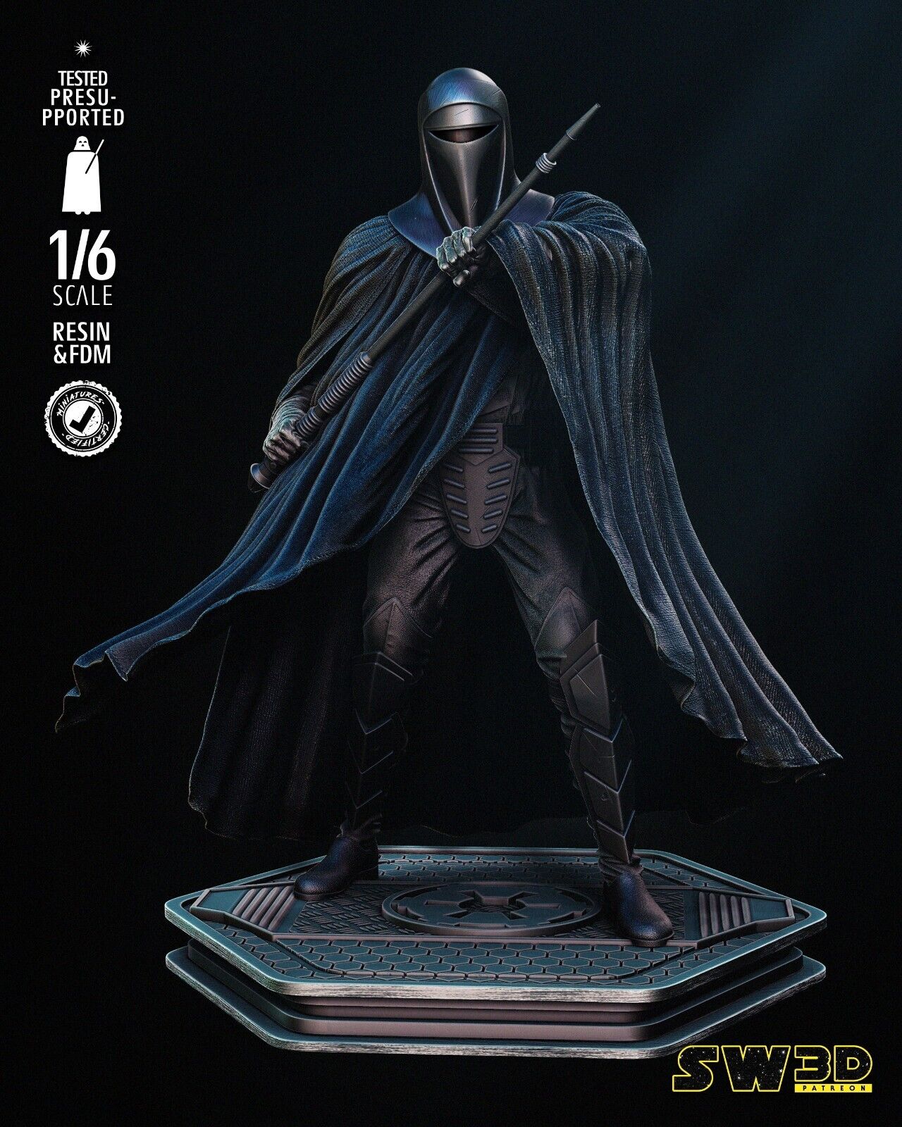 Emperor Royal Guard Star Wars themed 3D Figure / Diorama / Sculpture by SW3D