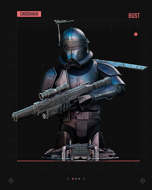 Bad Batch Crosshair Star Wars themed 3D Bust / Figure / Sculpture by SW3D