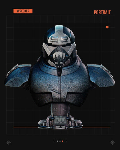 Bad Batch Wrecker portrait Star Wars themed 3D Bust / Figure / Sculpture by SW3D