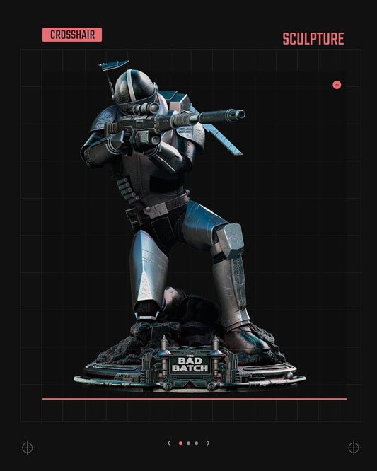 Bad Batch Crosshair Star Wars themed 3D Figure / Diorama / Sculpture by SW3D