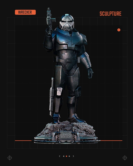 Bad Batch Wrecker Star Wars themed 3D Figure / Diorama / Sculpture by SW3D