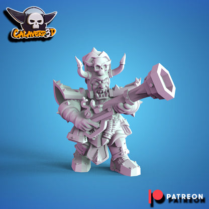 Chaos Dwarf Madeyes Blunderbuss Fantasy Football proxy Star Player Calaverd