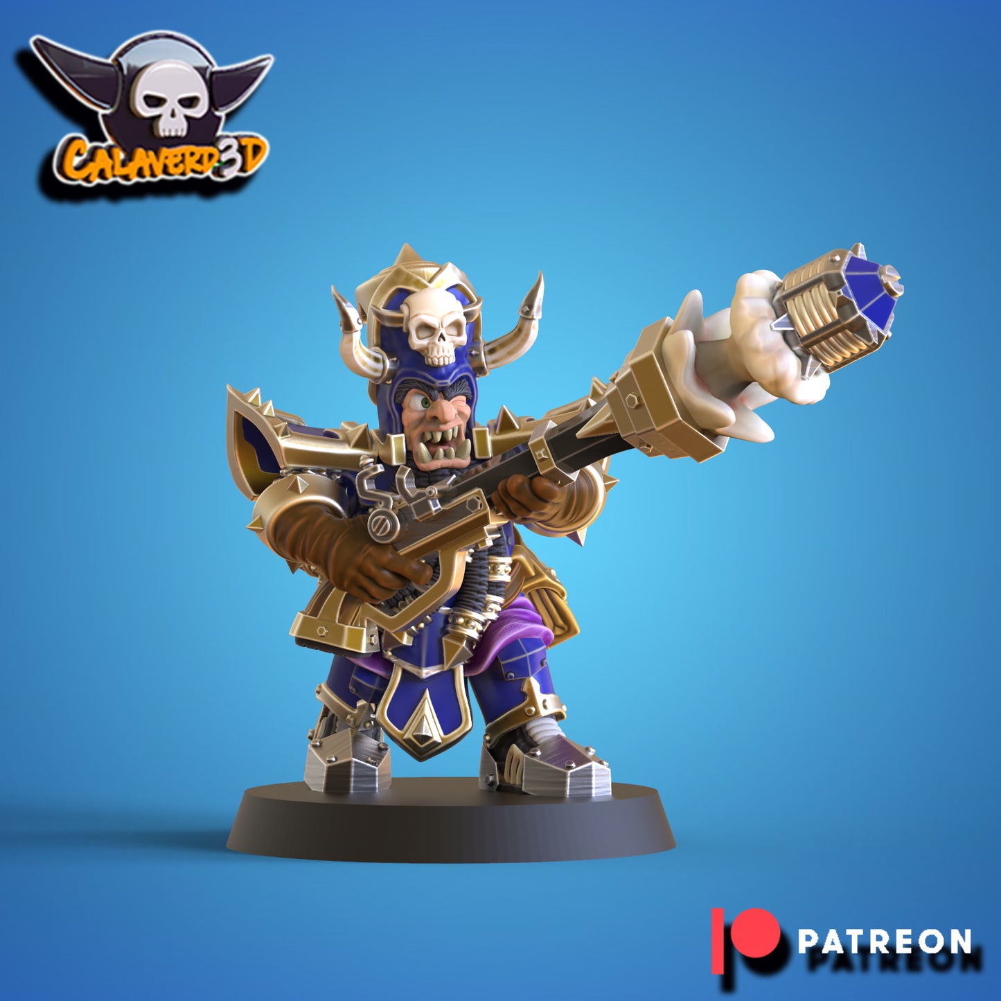 Chaos Dwarf Madeyes Blunderbuss Fantasy Football proxy Star Player Calaverd