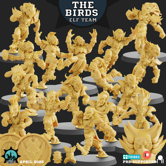 Elven Union Elf "The Birds" Fantasy Football Team - Realm Of Paths