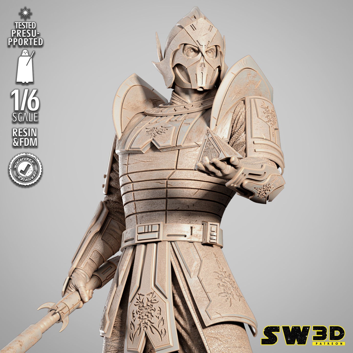 Darth Bane Sculpture Star Wars themed 3D Figure / Diorama by SW3D