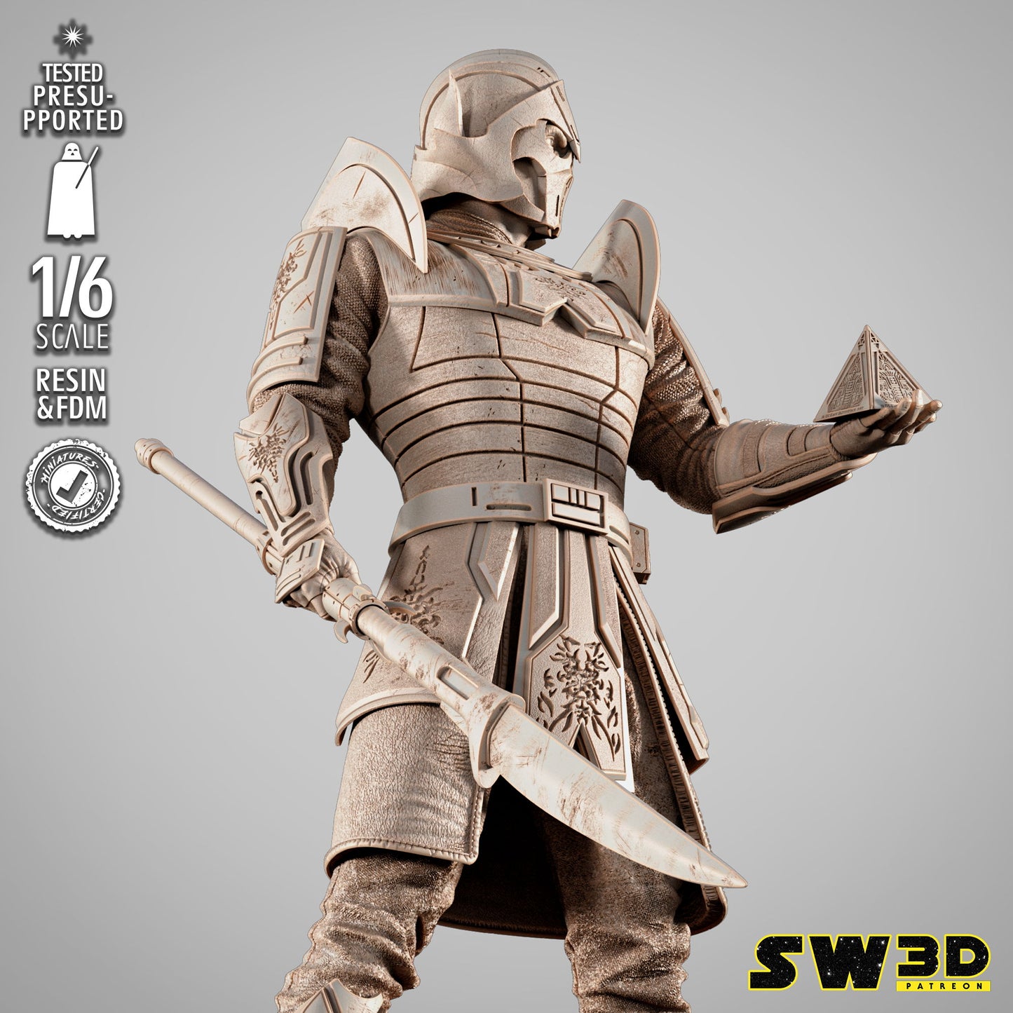 Darth Bane Sculpture Star Wars themed 3D Figure / Diorama by SW3D