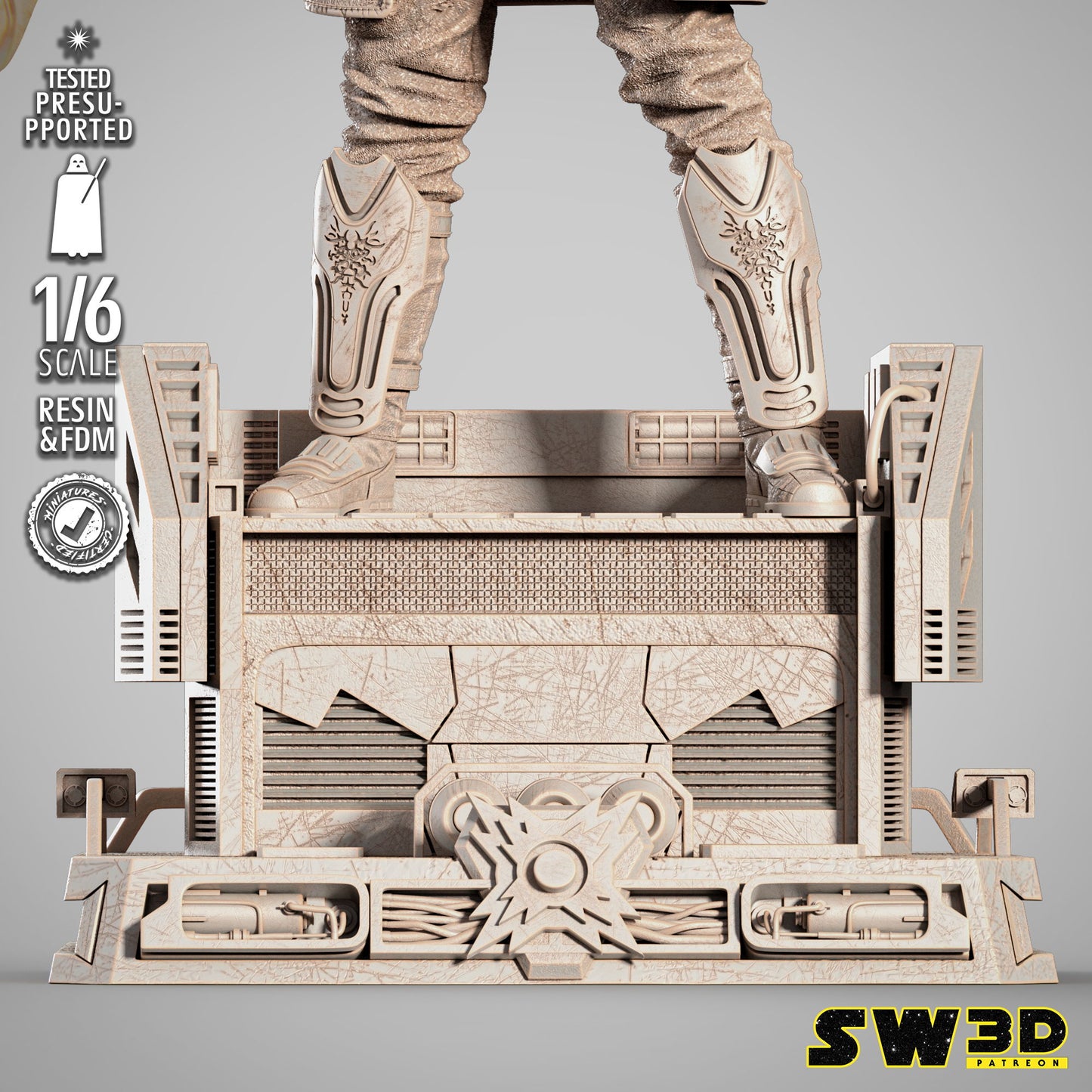 Darth Bane Sculpture Star Wars themed 3D Figure / Diorama by SW3D