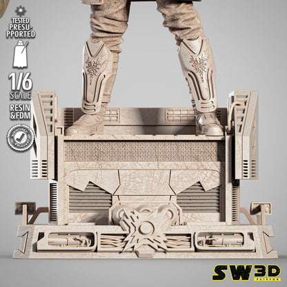 Darth Bane Sculpture Star Wars themed 3D Figure / Diorama by SW3D