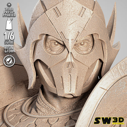 Darth Bane Sculpture Star Wars themed 3D Figure / Diorama by SW3D