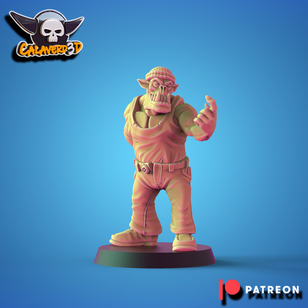 Black Orc team "Prison Orcs" Fantasy Football proxy Team Calaverd