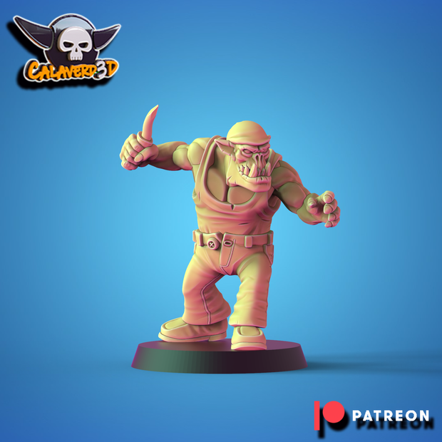 Black Orc team "Prison Orcs" Fantasy Football proxy Team Calaverd