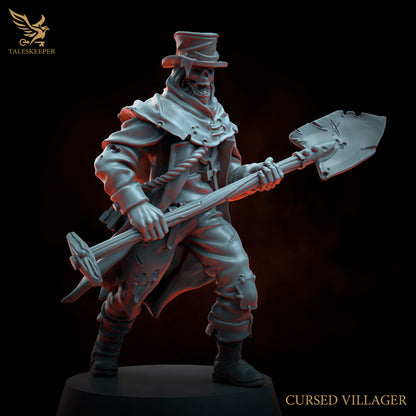 8 x Cursed Village Zombies D&D, Grimdark , OPR , Sci-Fi, Fantasy wargames TalesKeeper