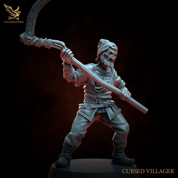 8 x Cursed Village Zombies D&D, Grimdark , OPR , Sci-Fi, Fantasy wargames TalesKeeper