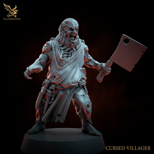 8 x Cursed Village Zombies D&D, Grimdark , OPR , Sci-Fi, Fantasy wargames TalesKeeper