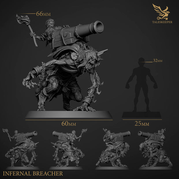 5 x Infernal Breacher proxy Grimdark , OPR , Sci-Fi, Fantasy wargames TalesKeeper
