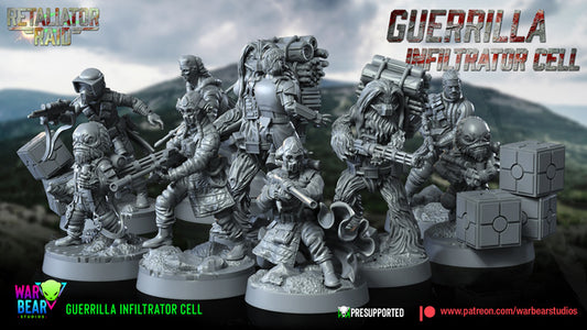 6 x Rebel Guerrilla Infiltrator Cell Vol 1 Proxy Star Wars Legion Shatterpoint compatible WarBear