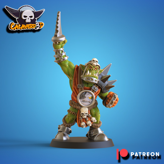 Ork Fantasy Football Star (Varag proxy) - Calaverd