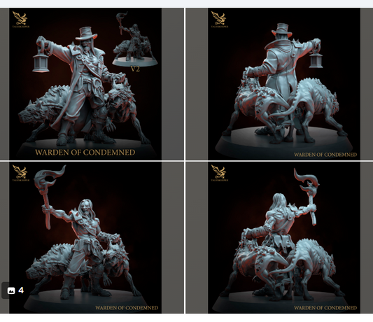 Zombie warden Village Zombies D&D, Grimdark , OPR , Sci-Fi, Fantasy wargames TalesKeeper