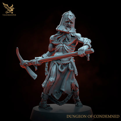 5 x Undead zombie Prisoners D&D, Grimdark , OPR , Sci-Fi, Fantasy compatible TalesKeeper