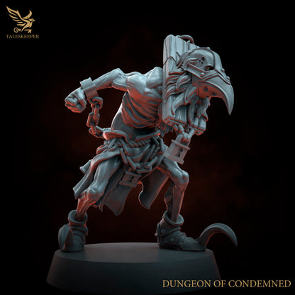 5 x Undead zombie Prisoners D&D, Grimdark , OPR , Sci-Fi, Fantasy compatible TalesKeeper